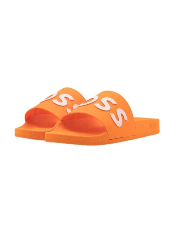 HUGO BOSS Bay Slides - Medium Orange 